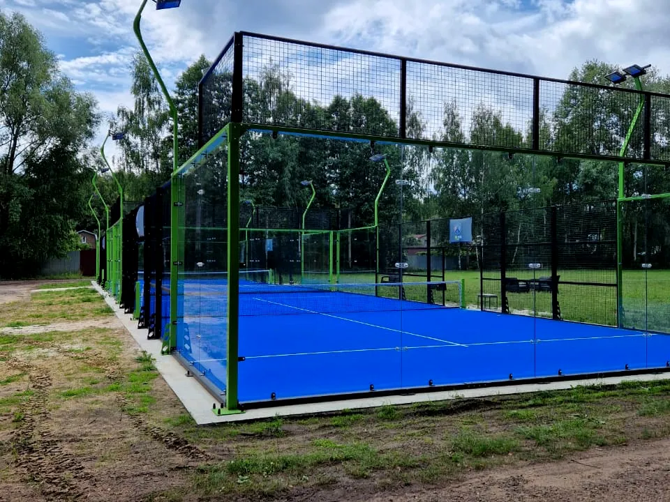 Padel court installation — project 7, delivered worldwide