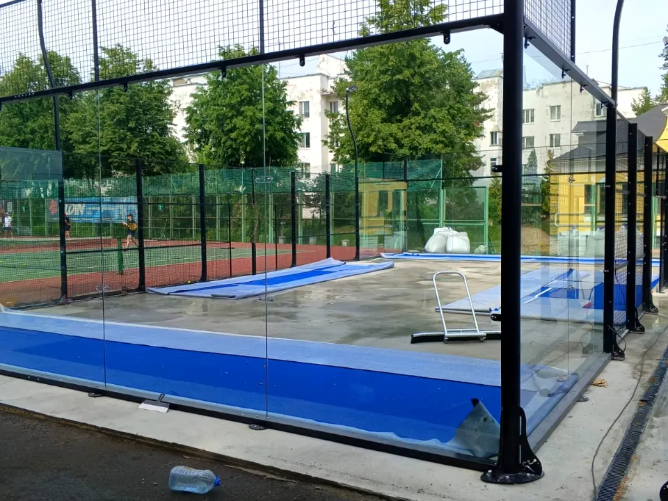 Padel court installation — project 8, delivered worldwide